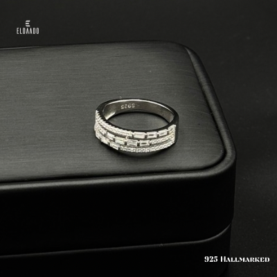 925 Italian Silver Women’s Band Ring