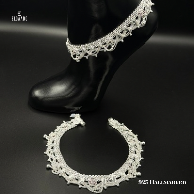 Pure Silver Anklet for Women – 82.6 Gram, 10.5 Inch Payal