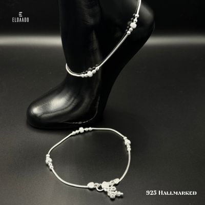 Pure Silver Anklet for Women – 27.9 Gram, 11 Inch Payal
