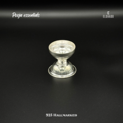 925  Silver Diya – Pure Silver Deepam for Pooja & Aarti